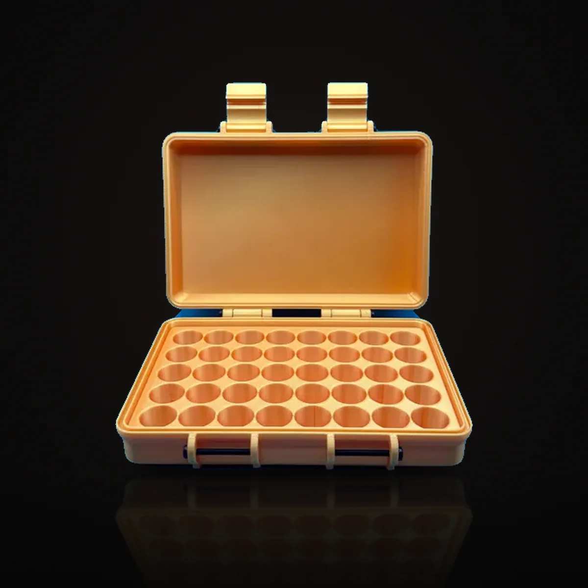 3mL Vial Case | 40 Slot Freezer Safe Travel Case | Vial Holder